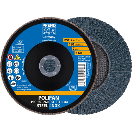 Afbeelding PFERD TOOLS lamellenslijpschijf PFC/PFF PSF STEELOX