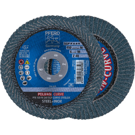 Afbeelding PFERD TOOLS lamellenschijf, curve PFR SGP CURVE STEELOX