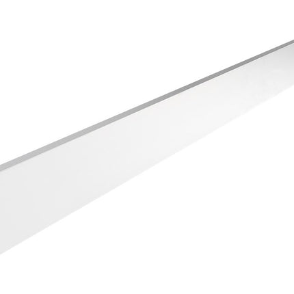 Strijklat aluminium 100 x 18 mm, licht AL 1007