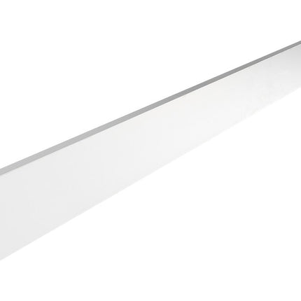 Strijklat aluminium 100 x 18 mm, licht AL 1007