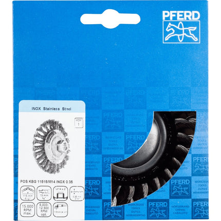 Afbeelding PFERD TOOLS komborstel schroefdraad KBG