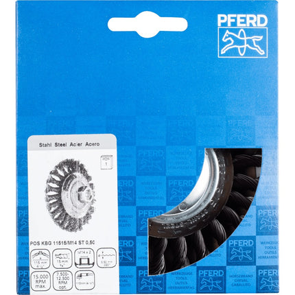 Afbeelding PFERD TOOLS komborstel schroefdraad KBG