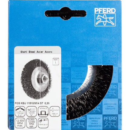 Afbeelding PFERD TOOLS komborstel schroefdraad KBU