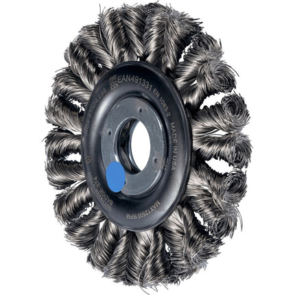 Afbeelding PFERD TOOLS ronde borstels getordeerd, full cable ct, uitvoering hd POS RBG 11512/22,2 CT INOX 0,35 HD