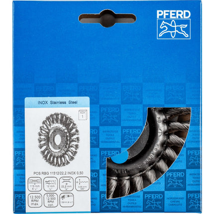 Afbeelding PFERD TOOLS rondborstel getordeerd RBG