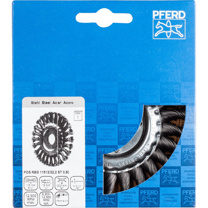 Afbeelding PFERD TOOLS rondborstel getordeerd RBG
