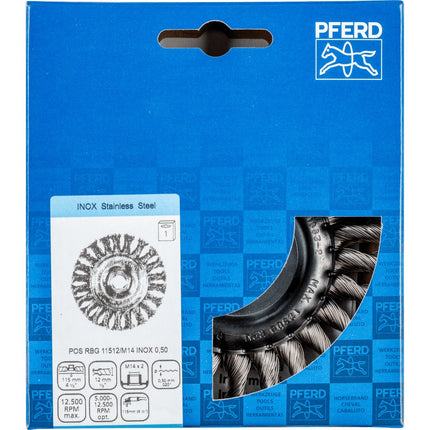 Afbeelding PFERD TOOLS rondborstel getordeerd RBG