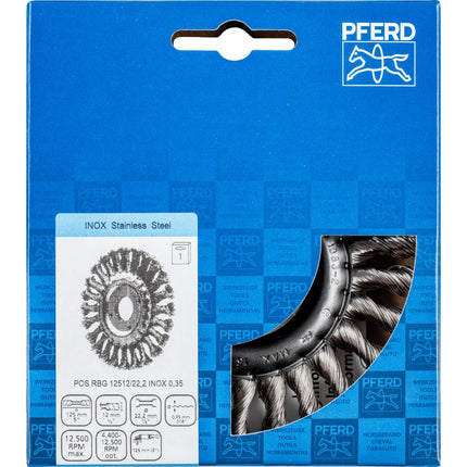 Afbeelding PFERD TOOLS rondborstel getordeerd RBG