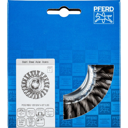 Afbeelding PFERD TOOLS rondborstel getordeerd RBG