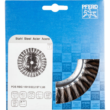 Afbeelding PFERD TOOLS rondborstel getordeerd RBG