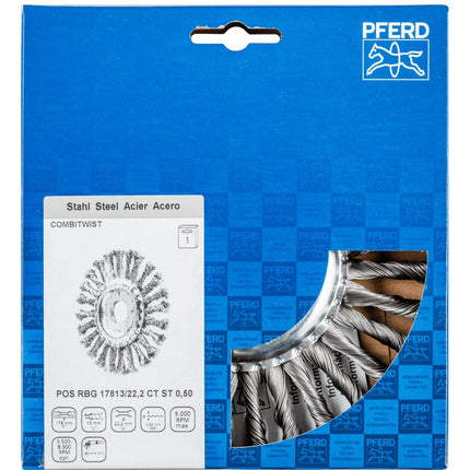 Afbeelding PFERD TOOLS rondborstel getordeerd RBG CT