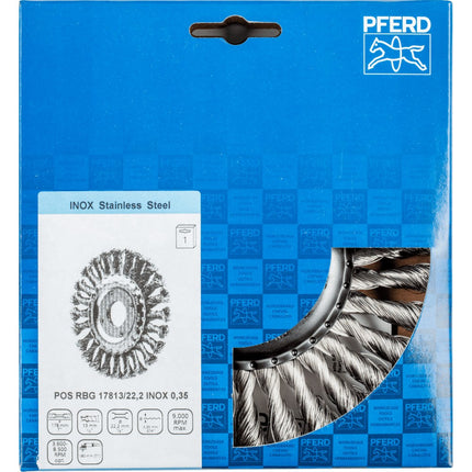 Afbeelding PFERD TOOLS rondborstel getordeerd RBG
