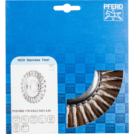 Afbeelding PFERD TOOLS rondborstel getordeerd RBG