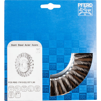 Afbeelding PFERD TOOLS rondborstel getordeerd RBG