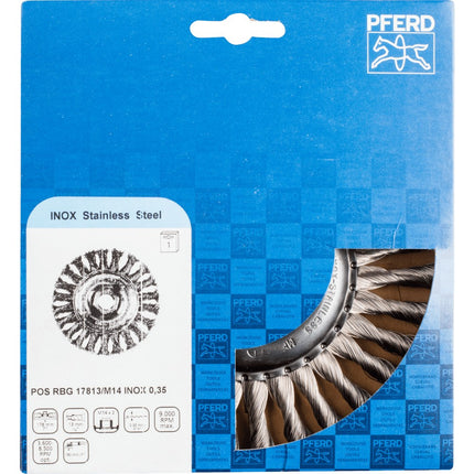 Afbeelding PFERD TOOLS rondborstel getordeerd RBG