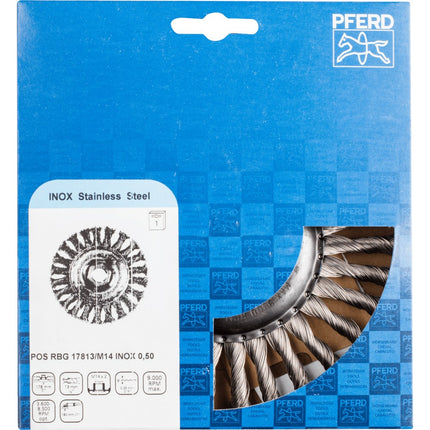 Afbeelding PFERD TOOLS rondborstel getordeerd RBG