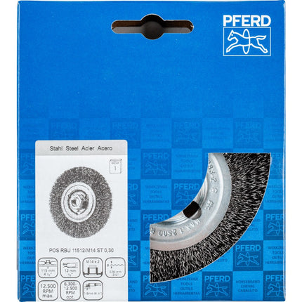 Afbeelding PFERD TOOLS rondborstel getordeerd RBU