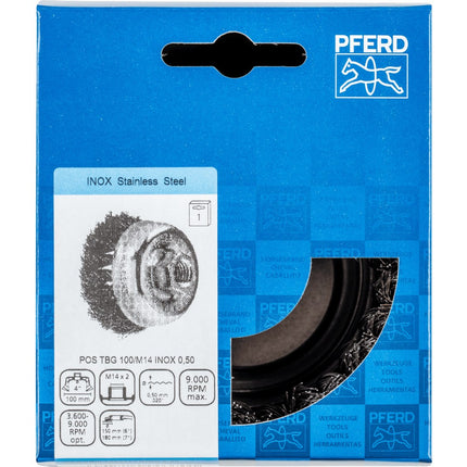 Afbeelding PFERD TOOLS komborstel schroefdraad TBG