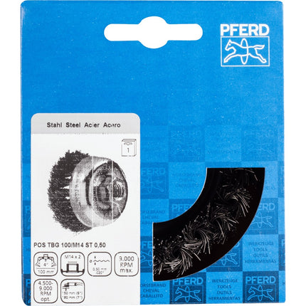 Afbeelding PFERD TOOLS komborstel schroefdraad TBG