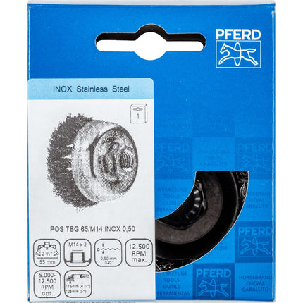 Afbeelding PFERD TOOLS komborstel schroefdraad TBG