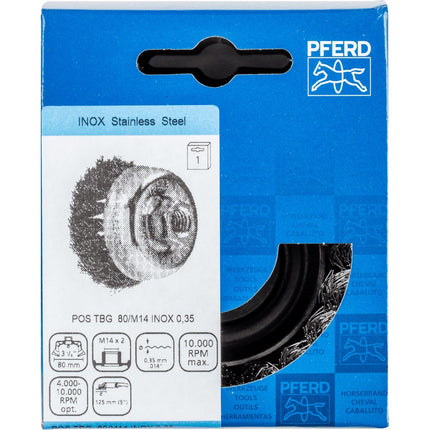 Afbeelding PFERD TOOLS komborstel schroefdraad TBG