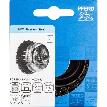 Afbeelding PFERD TOOLS komborstel schroefdraad TBG