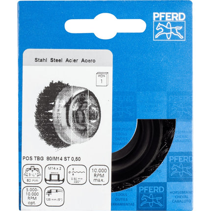 Afbeelding PFERD TOOLS komborstel schroefdraad TBG