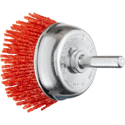 Afbeelding PFERD TOOLS komborstel, ongetordeerd, universeel voor boormachine, op stift POS TBU 50/6 RED 80 UNIVERSAL (1)