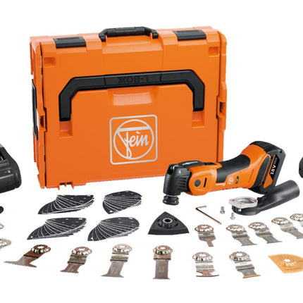 Fein AMM 700 MAX TOP 4Ah AS Multimaster 18V Accu - 60 Accessoires, 2X 4.0Ah Accu – 71293661000
