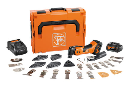 Fein AMM 700 MAX TOP 4Ah AS Multimaster 18V Accu - 60 Accessoires, 2X 4.0Ah Accu – 71293661000