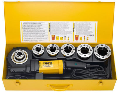 REMS Amigo 2 Draadsnijmachine Compact Set R 1/2+3/4+1+1 1/4+1 1/2+2 - 540024 R220