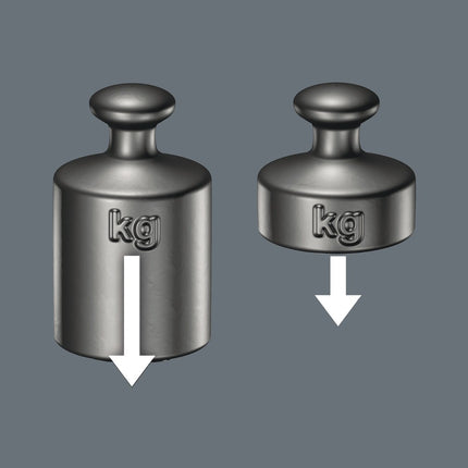 <b>Verminderde drukkracht</b><br/>De diamant coating reduceert de bijzonder hoge cam-out-krachten die bij machinaal schroeven optreden en zorgt ervoor dat de bit niet uit de schroef schiet. De diamant coating bijt zich in de schroef vast. De noodzakelijke aanpersdruk wordt gereduceerd, waardoor de v