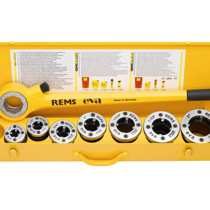REMS eva draadsnij-ijzer Set R 1/2+3/4+1 - 520014