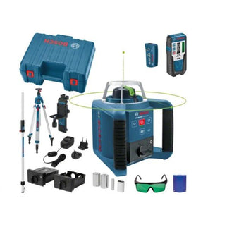 Bosch GRL 300 HVG Rotatielaser Set met Koffer + Statief + Meetlat - 061599404B