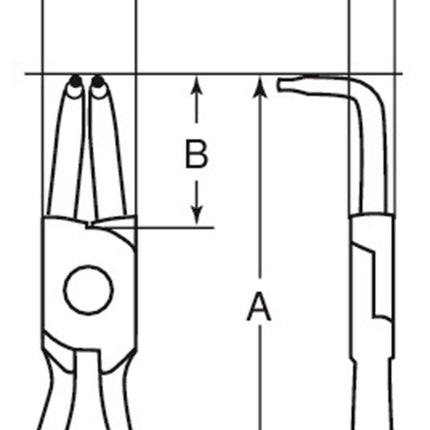 Bahco Binnenborgringtang 210mm – 2463 D40