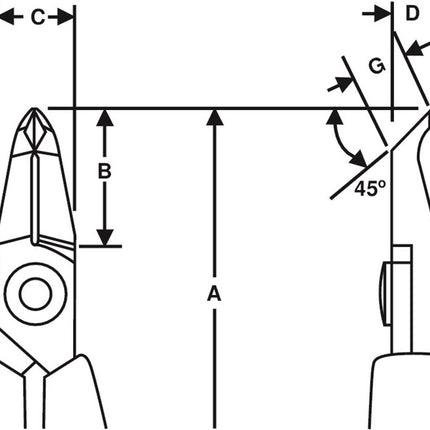 Bahco Voorsnijtang Lindstrom Conduct – 8247 CO