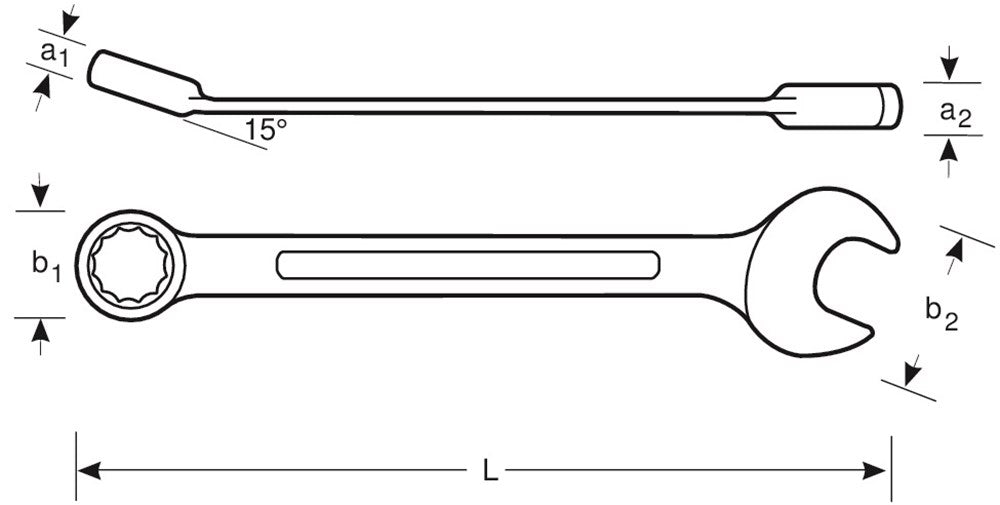 Bahco Ringsteeksleutel 2.1/4" – 111Z-2.1/4