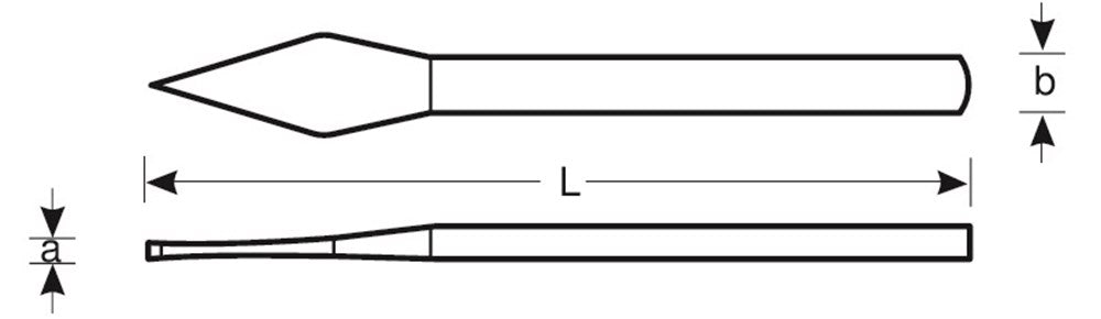 Bahco Beitel Puntig ALBR 6mm – NS604-150