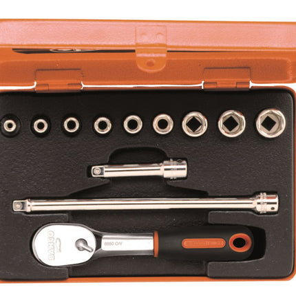 Bahco Doppenset 1/4" 12D – 6712R