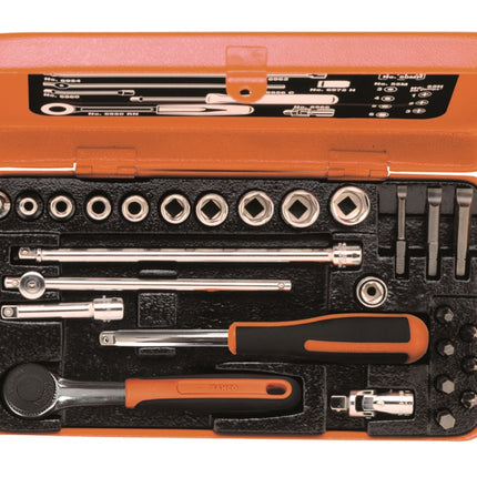 Bahco Doppenset 1/4" 27D – 6715GE