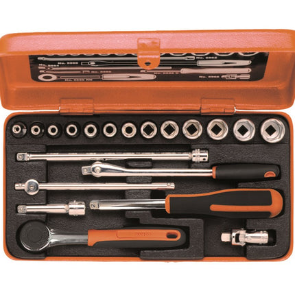 Bahco Doppenset 1/4" 20D – 6715MG