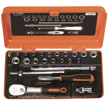 Bahco Doppenset 1/4" 25D – 6715MZ
