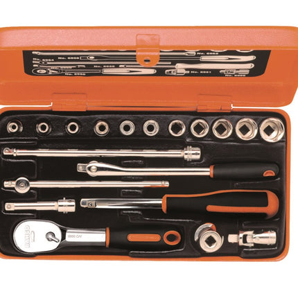 Bahco Doppenset 1/4" 19D – 6821NZ