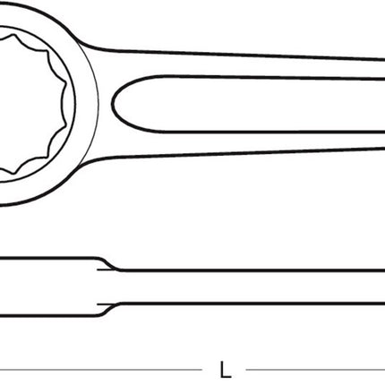 Bahco Ringslagsleutel 81mm ALBR – NS104-81