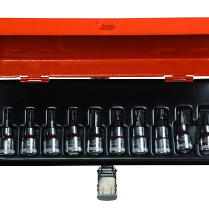 Bahco Schrdr Dopsl Set 1/2" TORX HEX – 7809TORX/10