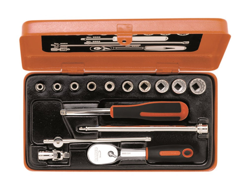 Bahco Doppenset 1/4" 15D – A6716DM