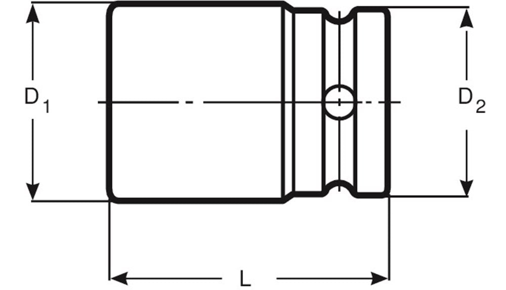 Bahco Krachtdop 1 65mm – BHVIS1265