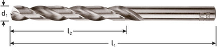 HSS-G Spiraalboor, SILVER-LINE