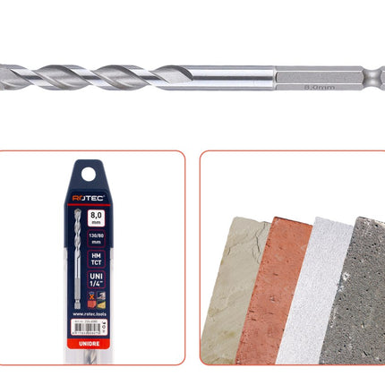 UNIDre multifunctionele boor, 1/4\" (E6.3) bitopname, in EV-pack