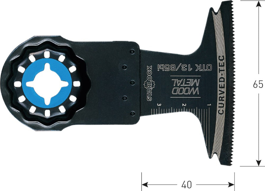 OTK 13/65bi, BIM invalzaagblad Hout/Metaal, Starlock